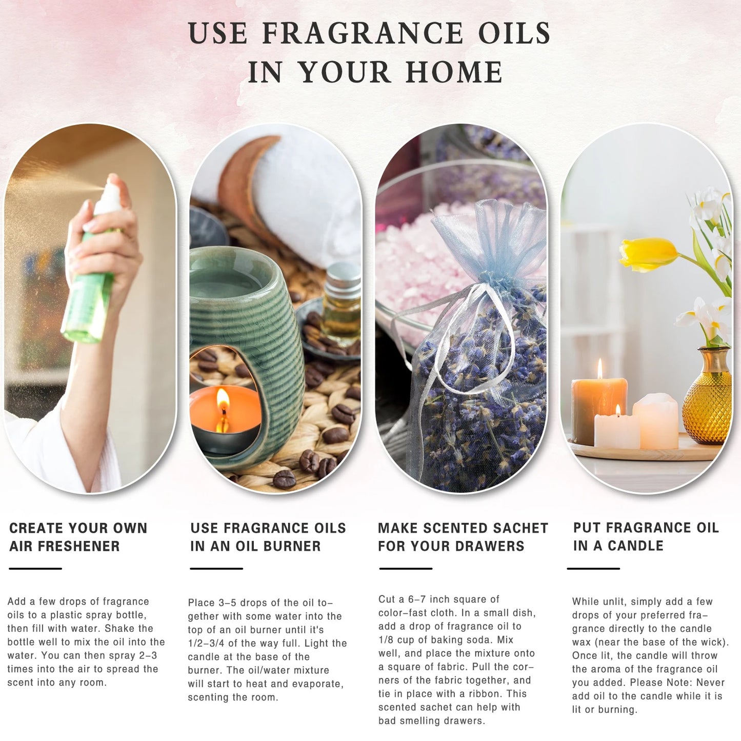 Premium Natural Plant Essential Oil For Diffuser 10ml