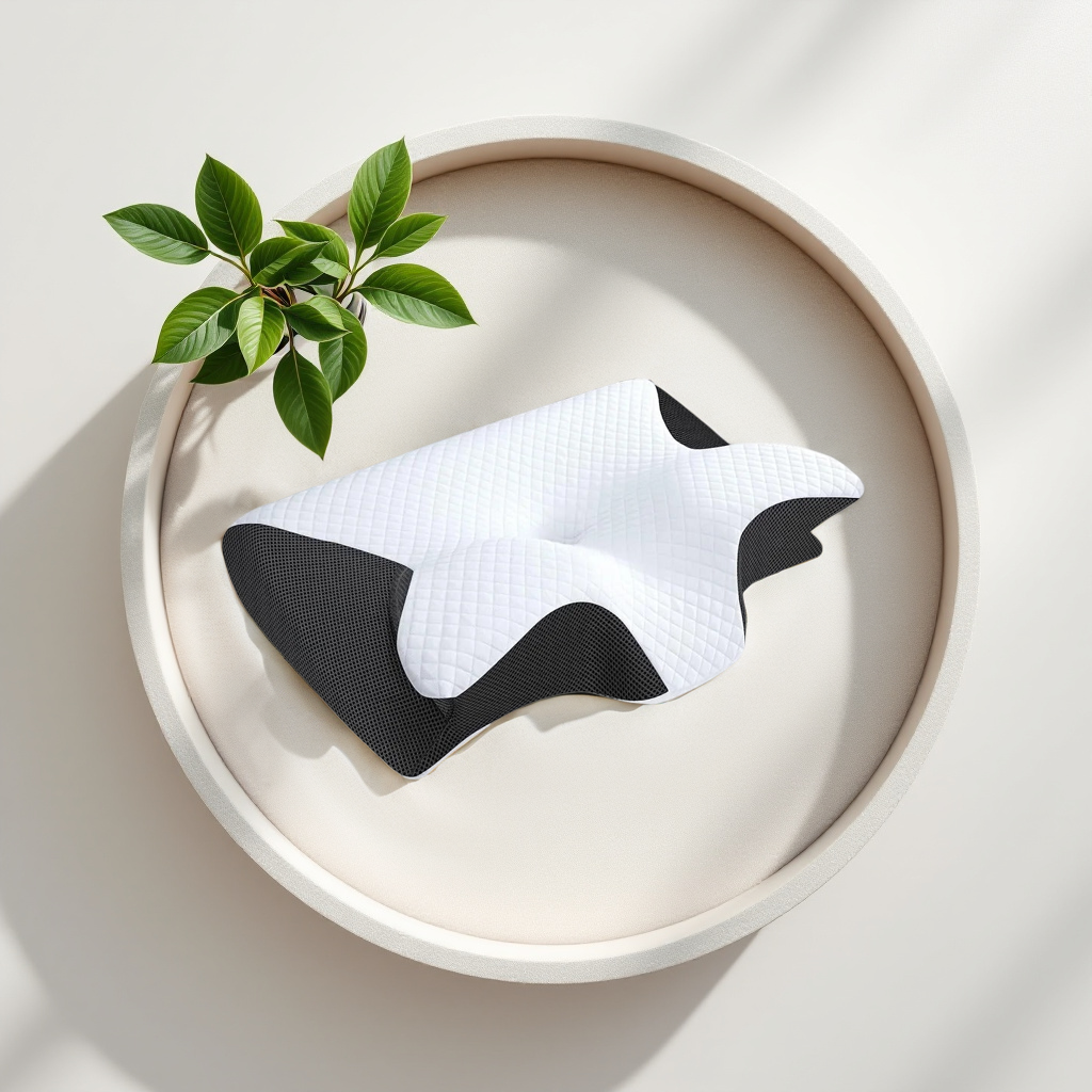 Memory Foam Cervical Pillow – 2-in-1 Ergonomic Contour Orthopaedic Support