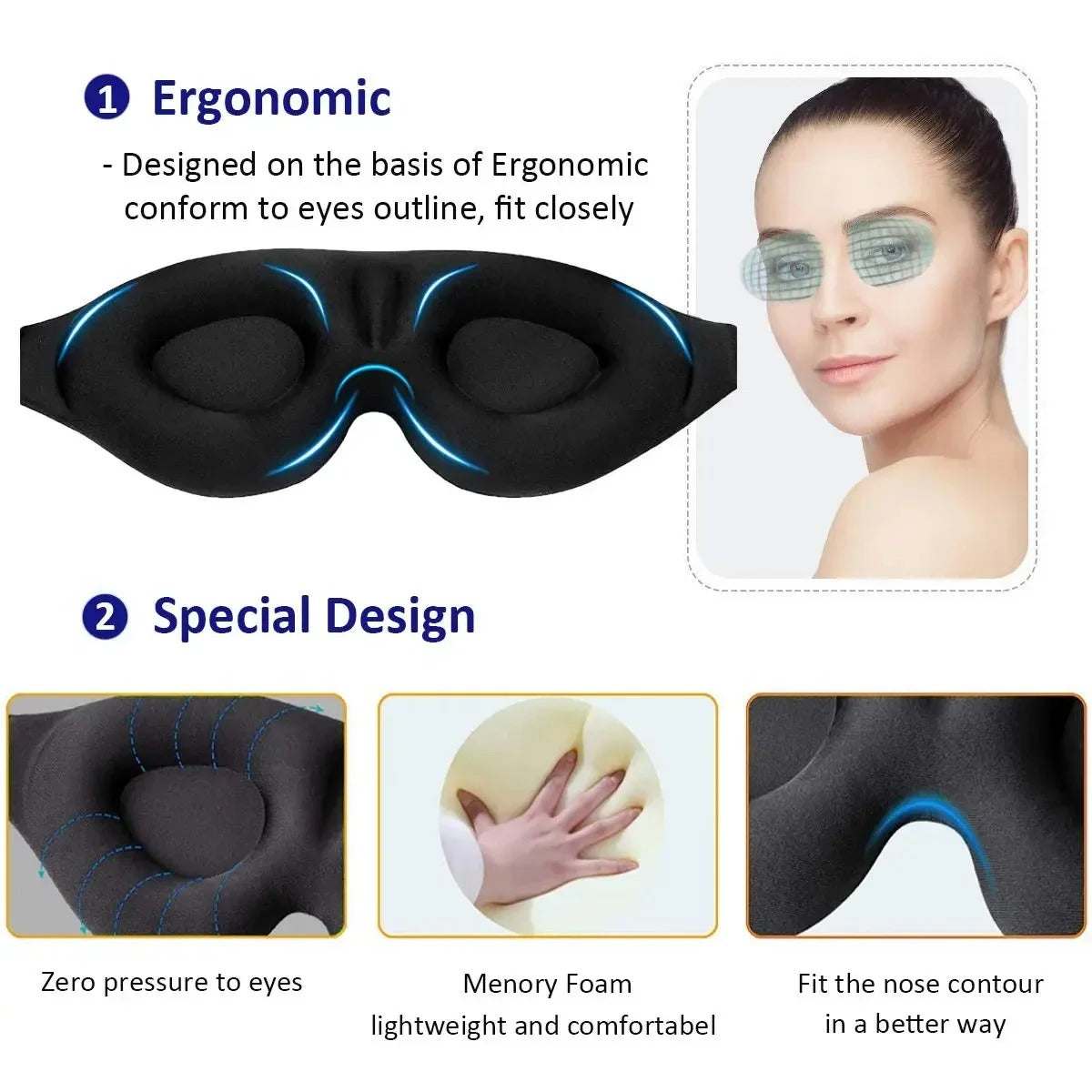 Premium Sleeping Eye Mask