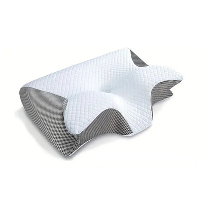 Memory Foam Cervical Pillow – 2-in-1 Ergonomic Contour Orthopaedic Support